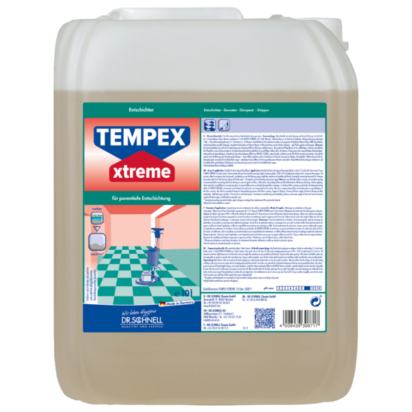 Tempex Xtreme, Grundreiniger, Porentiefer Entschichter, 10 l